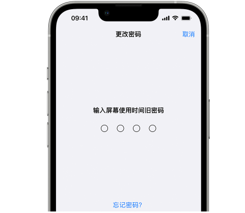 墨竹工卡iPhone屏幕维修分享iPhone屏幕使用时间密码忘记了怎么办 