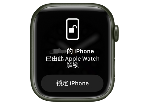 墨竹工卡苹果手机维修分享用 AppleWatch 解锁配备面容 ID 的 iPhone方法 